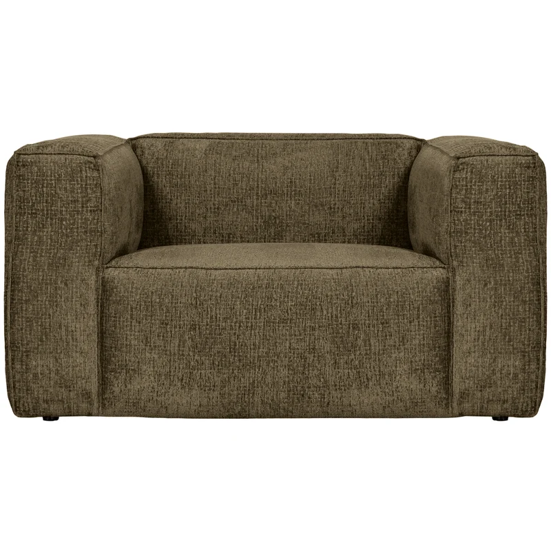 Bean sessel structure velvet moss