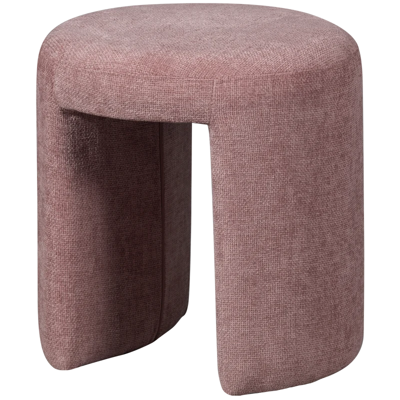 Charlie gepolsterter hocker blush