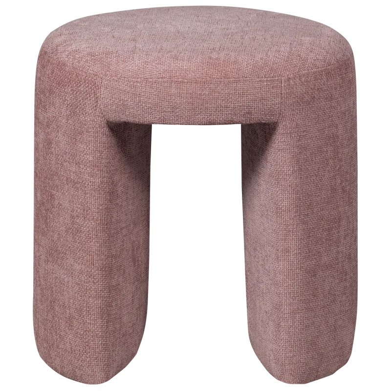 Charlie gepolsterter hocker blush