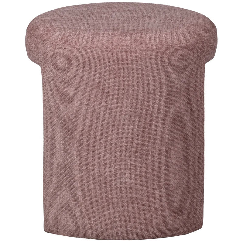 Charlie gepolsterter hocker blush