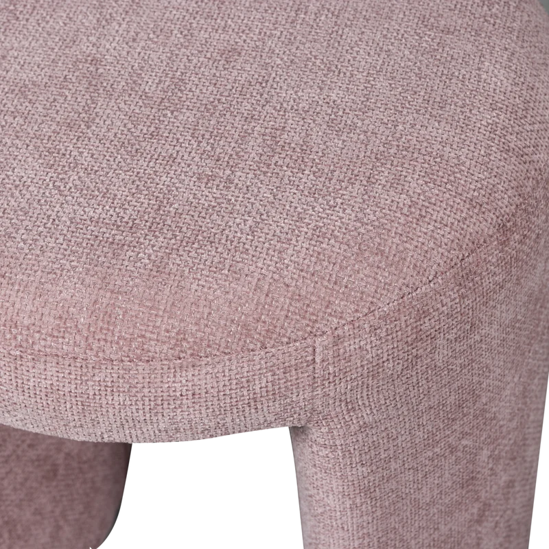 Charlie gepolsterter hocker blush