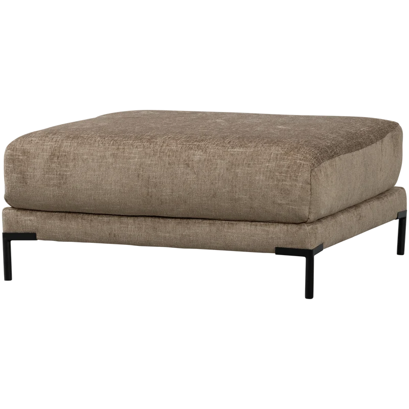 Couple hocker 100 cm mud melange