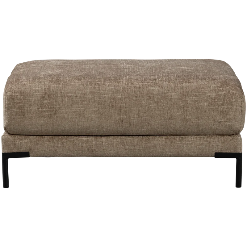 Couple hocker 100 cm mud melange