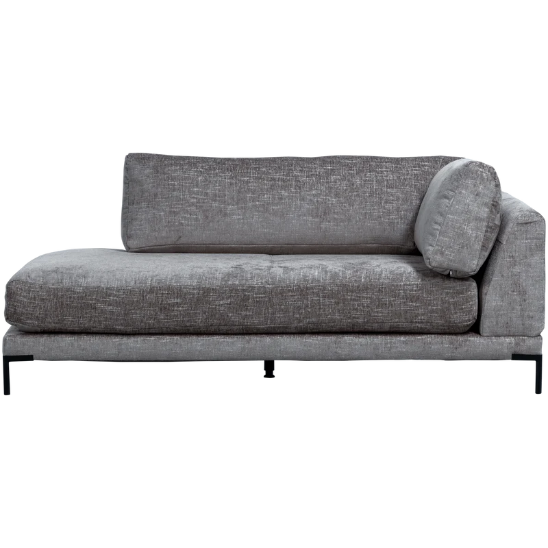 Couple lounge element rechts denim melange