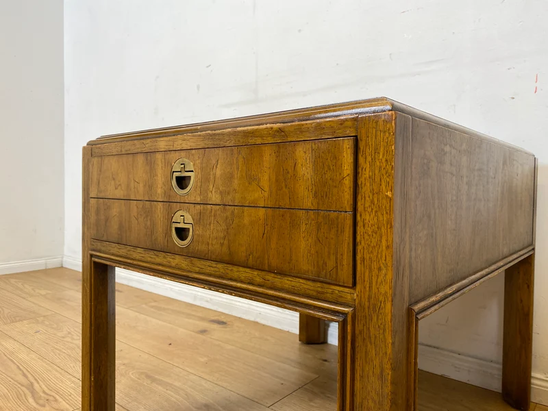 Original amerikanische Vintage Kommode in Hollywood Regency Stil von Drexler Heritage mit Schubladen I Beistelltisch Ablage Nachttisch Nachtkommode Nachtschrank Stilmöbel I