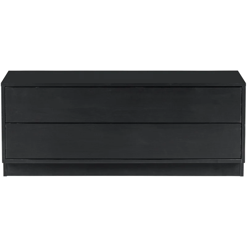 Finca tv möbel 100 cm holz tiefschwarz