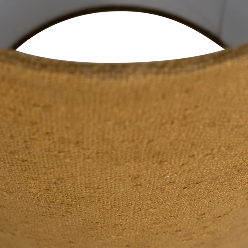 Loft stehlampe metall/bouclé tapenade 130xø30 cm