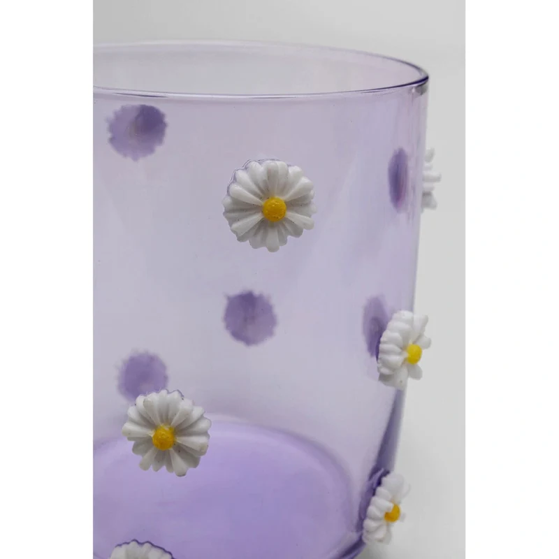 Flowers Tumbler Small Purple