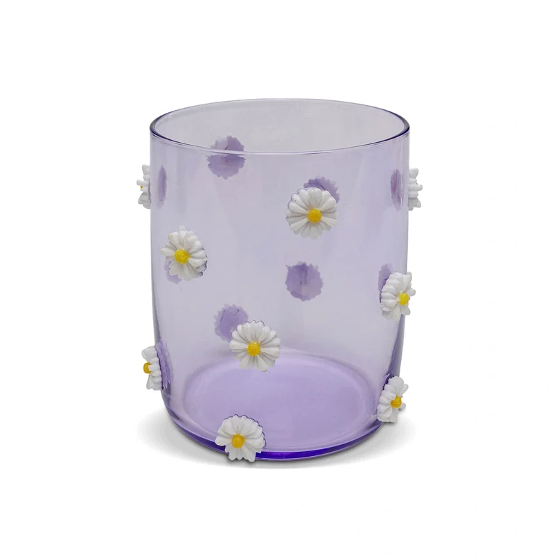 Flowers Tumbler Small Purple