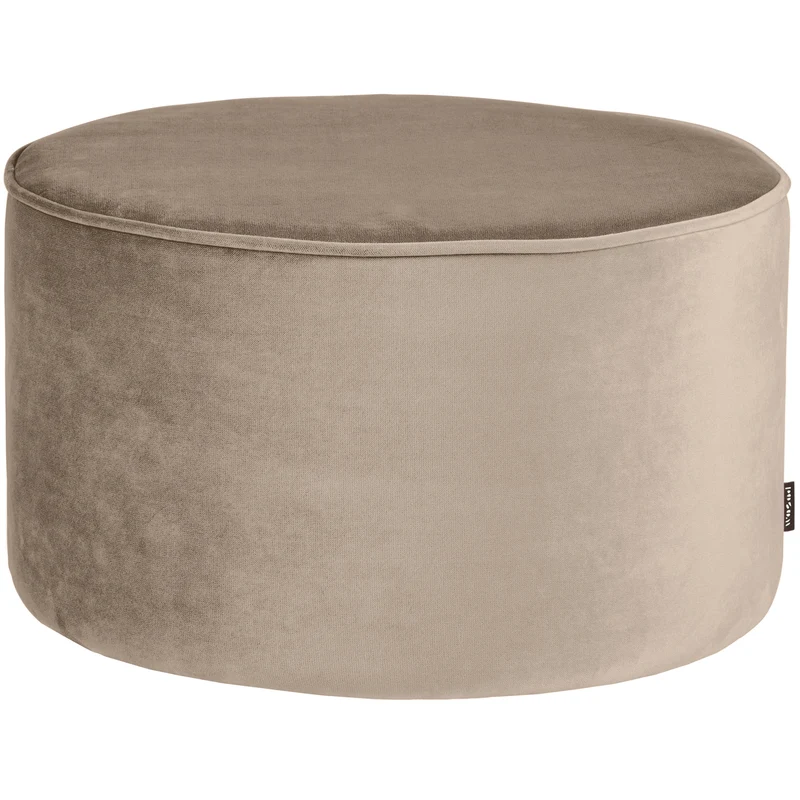 Sara hocker niedrig samt khaki