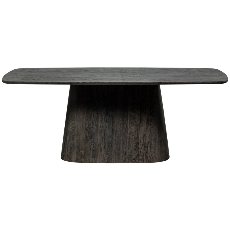 Leah esstisch mdf dunkelbraun 200x105 cm