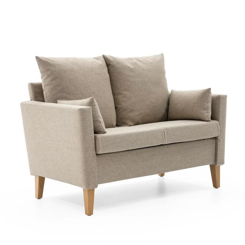 HELLAND Seniorensofa Bubble 2-Sitzer I gepolsterte Armlehnen