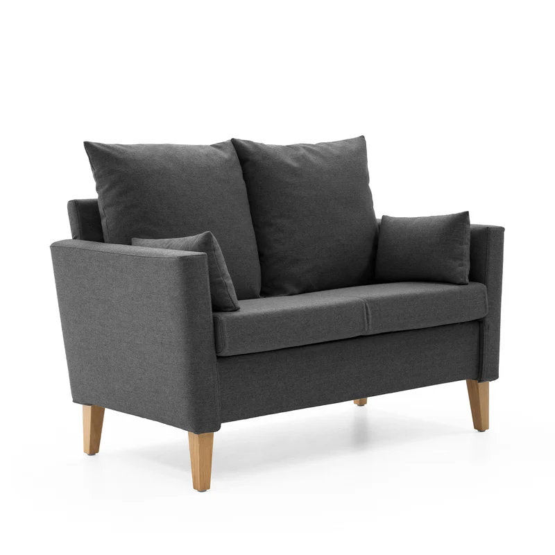 HELLAND Seniorensofa Bubble 2-Sitzer I gepolsterte Armlehnen