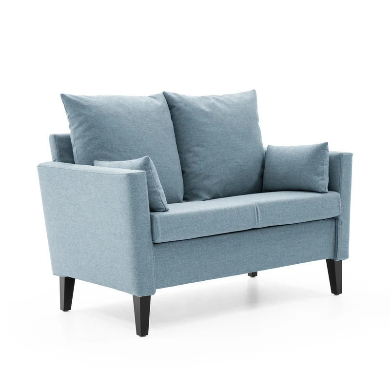 HELLAND Seniorensofa Bubble 2-Sitzer I gepolsterte Armlehnen