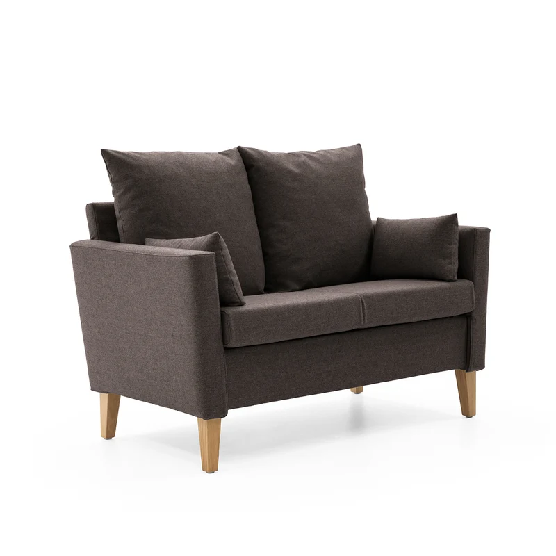 HELLAND Seniorensofa Bubble 2-Sitzer I gepolsterte Armlehnen