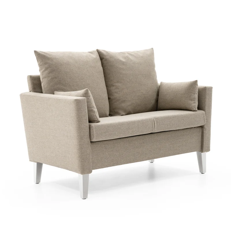 HELLAND Seniorensofa Bubble 2-Sitzer I gepolsterte Armlehnen