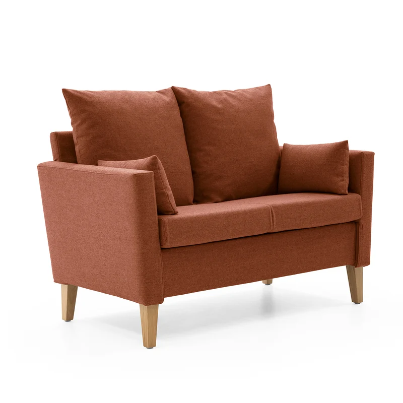 HELLAND Seniorensofa Bubble 2-Sitzer I gepolsterte Armlehnen