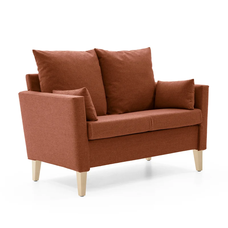 HELLAND Seniorensofa Bubble 2-Sitzer I gepolsterte Armlehnen