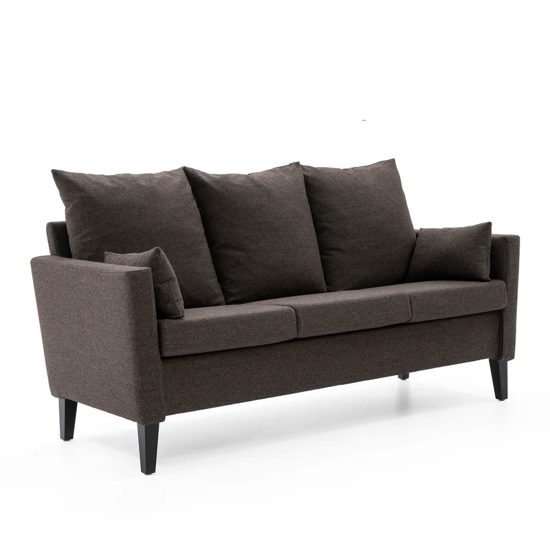 HELLAND Seniorensofa Bubble 3-Sitzer I gepolsterte Armlehnen