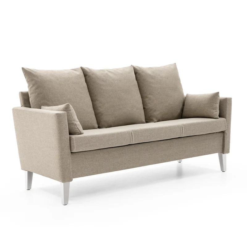 HELLAND Seniorensofa Bubble 3-Sitzer I gepolsterte Armlehnen