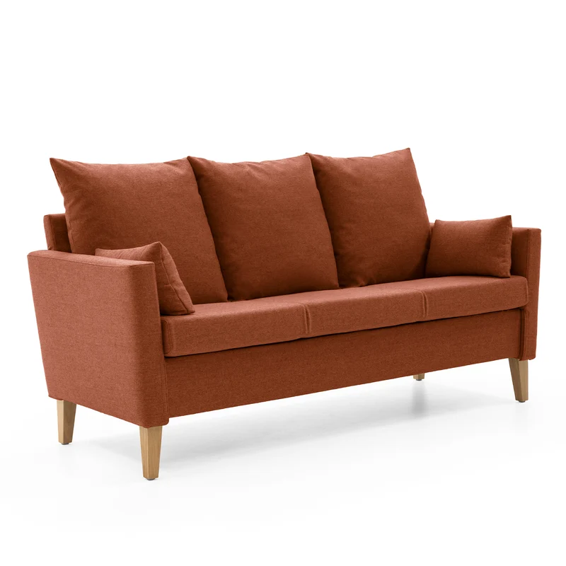 HELLAND Seniorensofa Bubble 3-Sitzer I gepolsterte Armlehnen