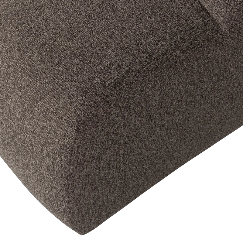 Mojo hocker 45x84x64 cm bouclé braun melange