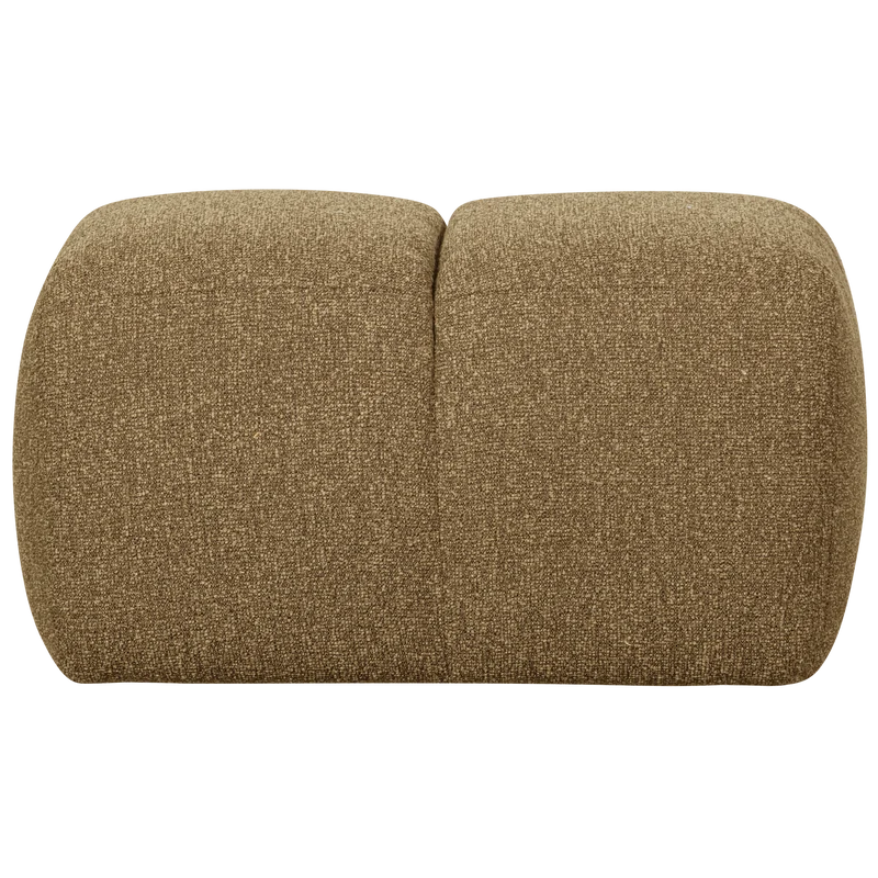 Mojo hocker 45x84x64 cm bouclé gelbbraun melange