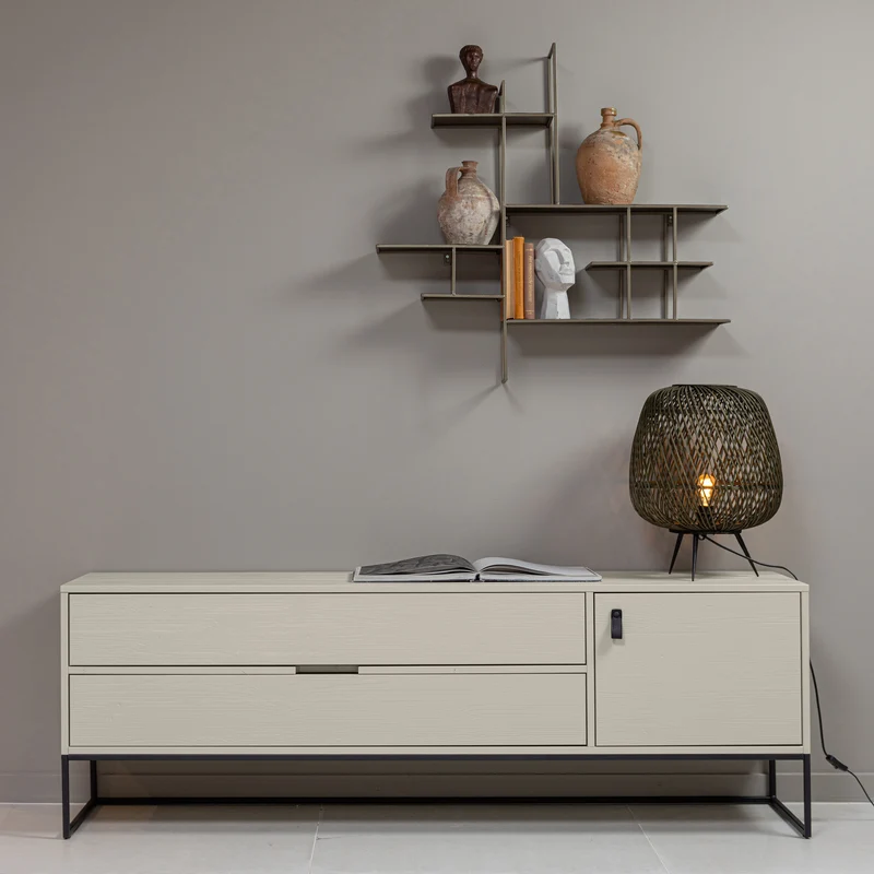 Silas tv möbel 180 cm kiefer dust