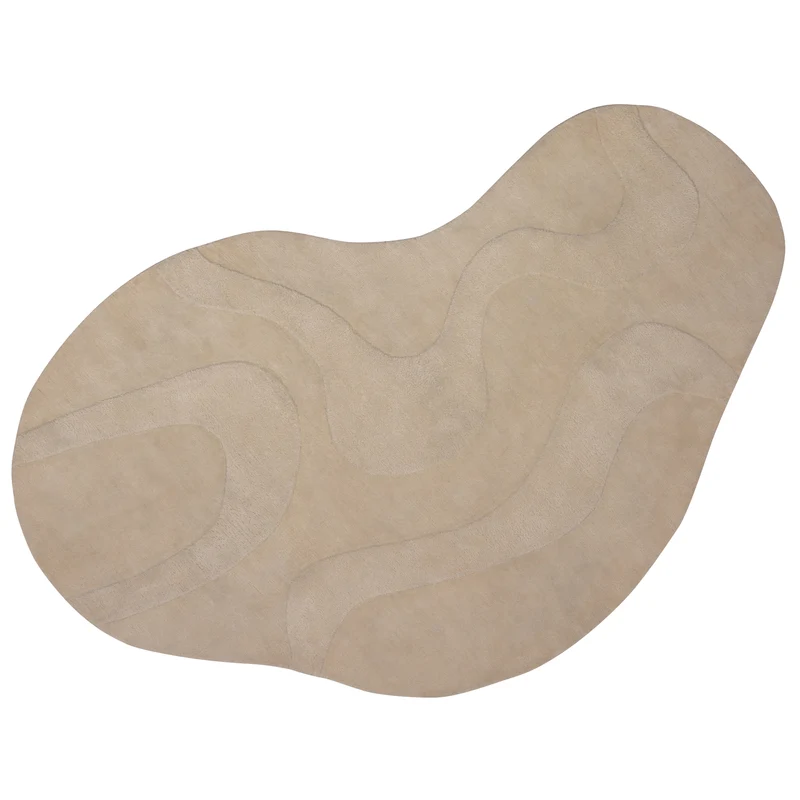 Alya teppich organisch milch 170x240 cm