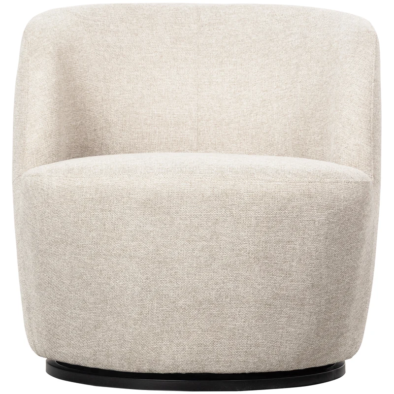 Serra drehsessel webstoff off white