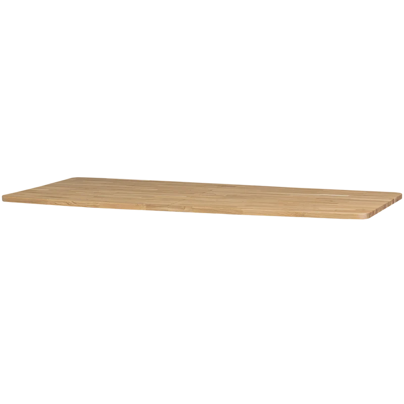 Tablo XL tischplatte eiche natur 240x100 cm curved