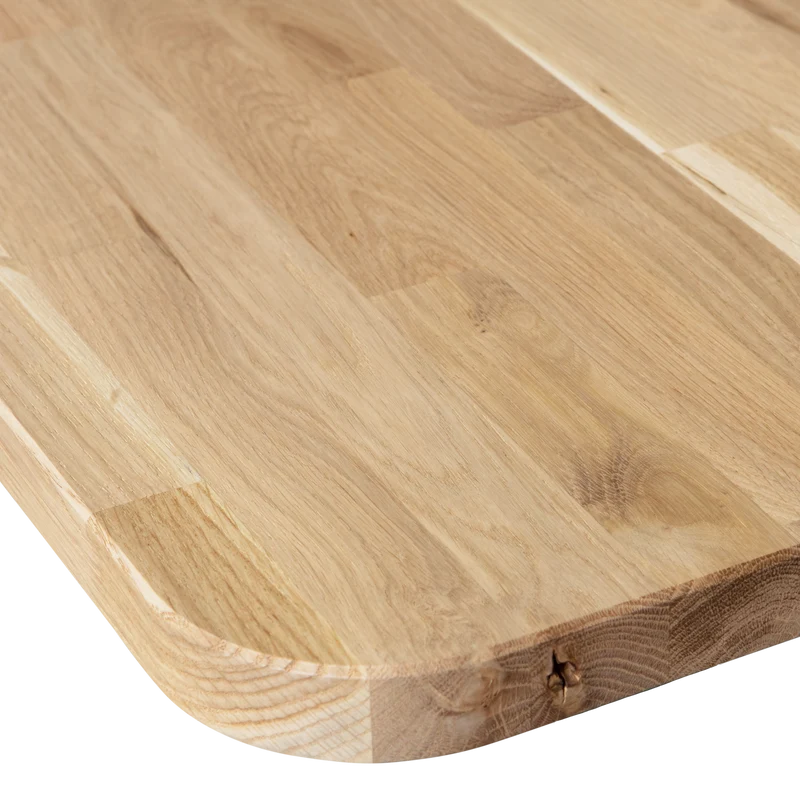 Tablo XL tischplatte eiche natur 240x100 cm curved