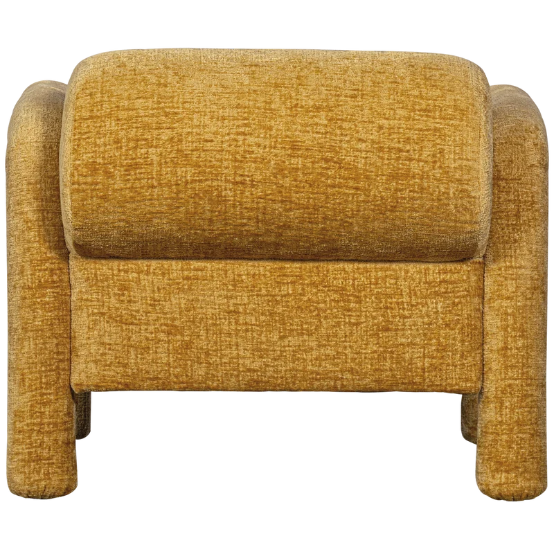 Lenny sessel in grober textur gold/gelb