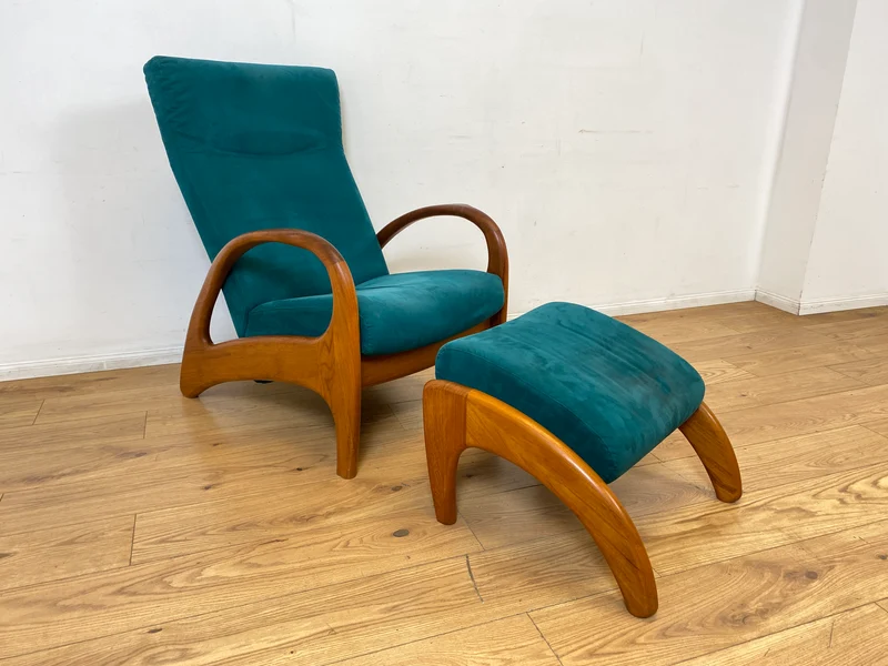 WMK I Stilvoller skandinavisches Designersessel von Holstebro Møbelfabrik