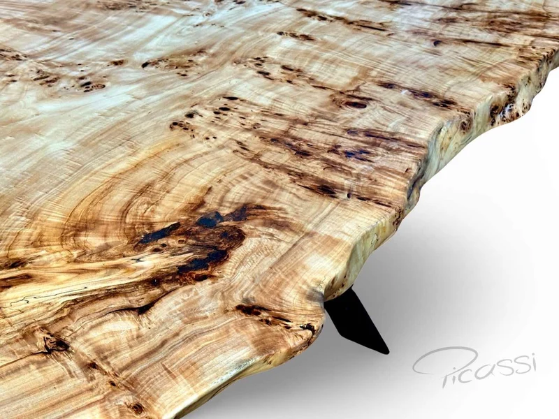 Tischplatten Unikat aus Pappelmaser - Baumstamm Unikat 220x110cm