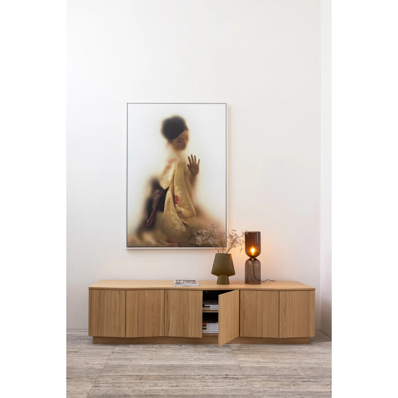 Zuma tv möbel 200 cm eiche transparent