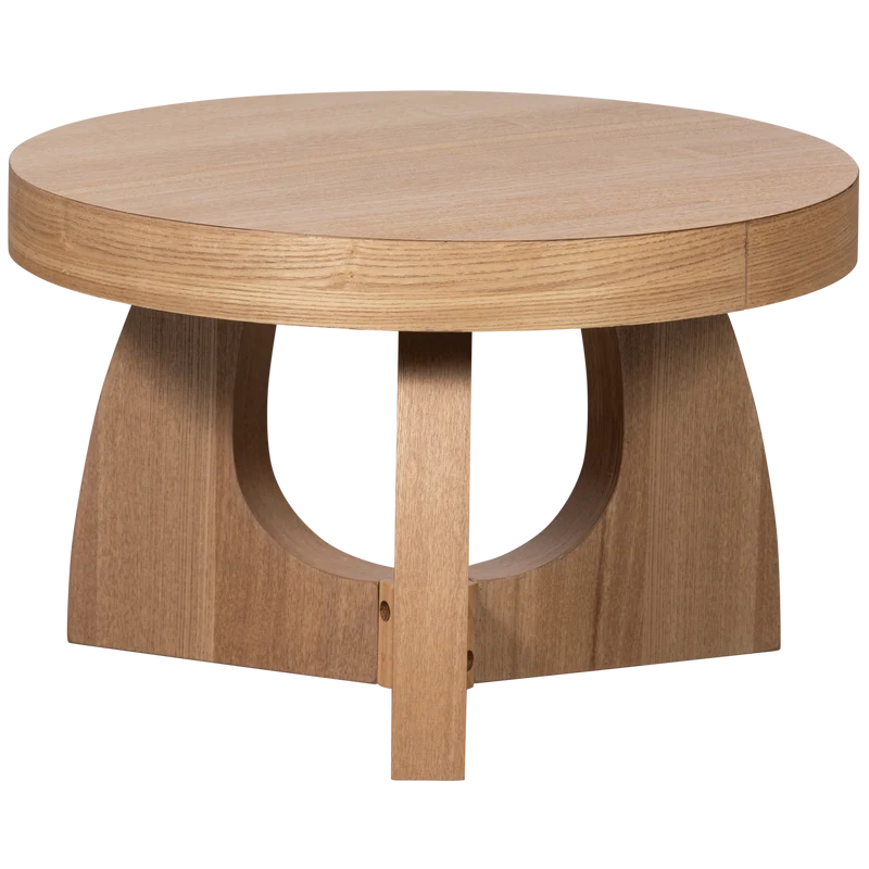 Tala beistelltisch mdf furnier natur 35xø55 cm