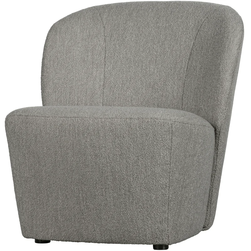 Lofty sessel bouclé grau