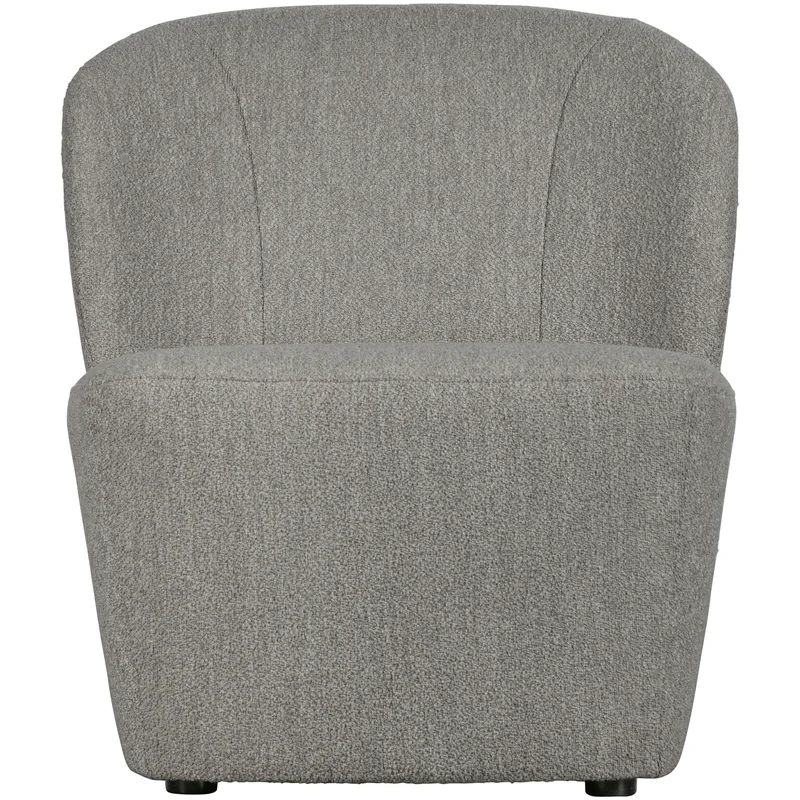 Lofty sessel bouclé grau