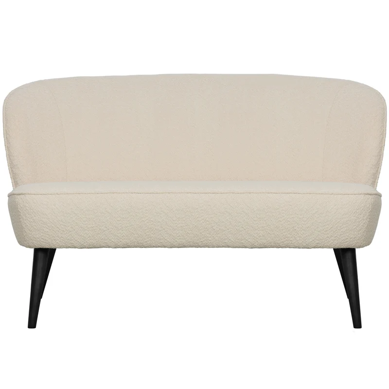 Sara kleines sofa bouclé creme