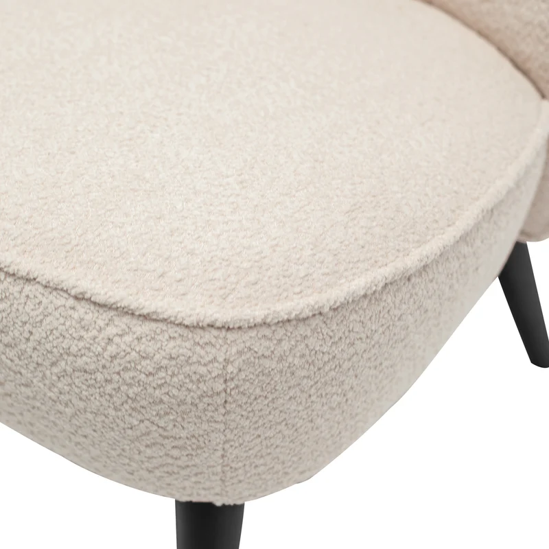 Sara kleines sofa bouclé creme