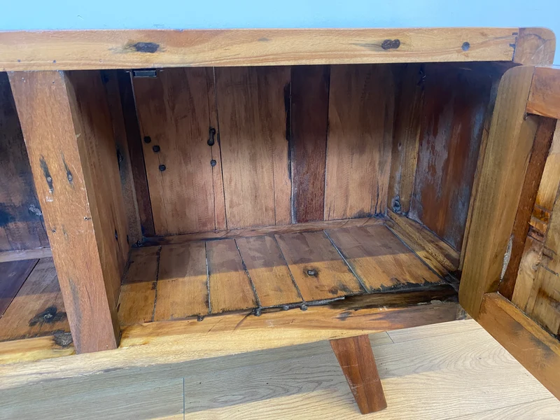 Boatwood by WMK I Bunterschönes Sideboard handgefertigt aus altem Bootsholz