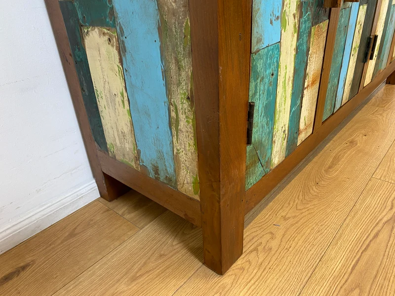 Boatwood by WMK I Nachhaltiges Sideboard handgefertigt aus altem Bootsholz