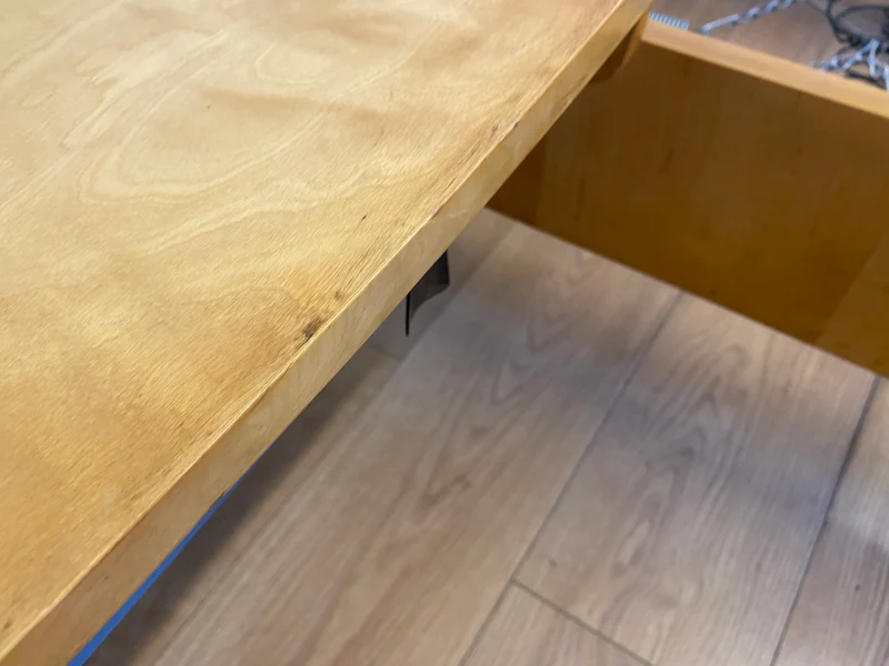 Kultiges 60er Jahre Bett von VEB Hellerau in sehr seltener Ausführung mit integrierten Nachttischen I Doppelbett Schlafzimmerbett Schlafzimmer Vintage DDR Mid-Century 50er I