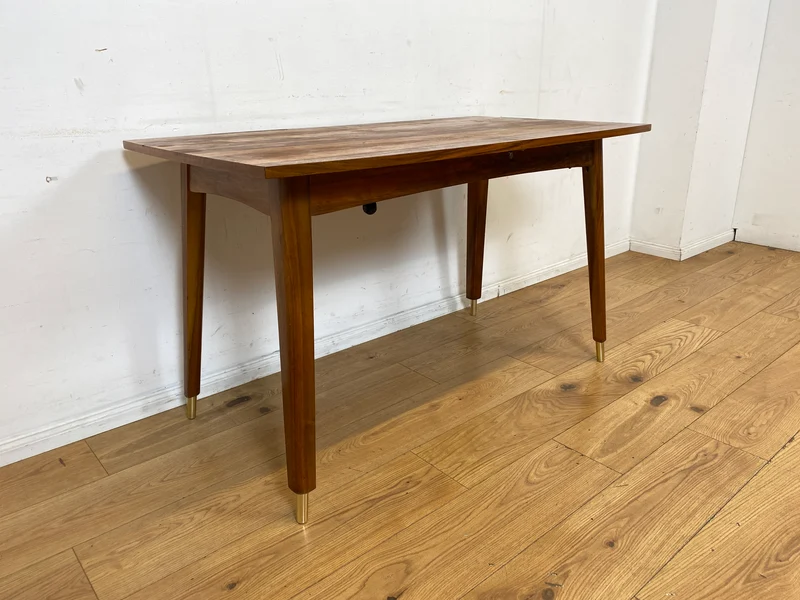 Formschöner ausziehbarer und höhenverstellbarer Mid-Century Multifunktionstisch in Palisander I Salontisch Esstisch Küchentisch Couchtisch Holztisch Vintage 50er 60er I