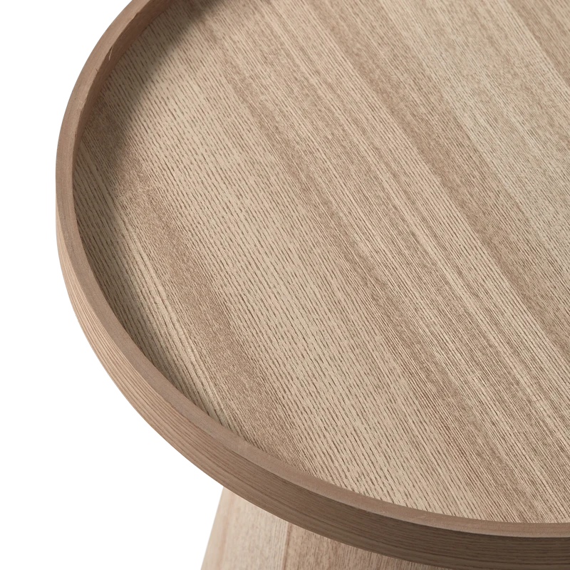 Maud beistelltisch konisches holz natur 38xø39 cm