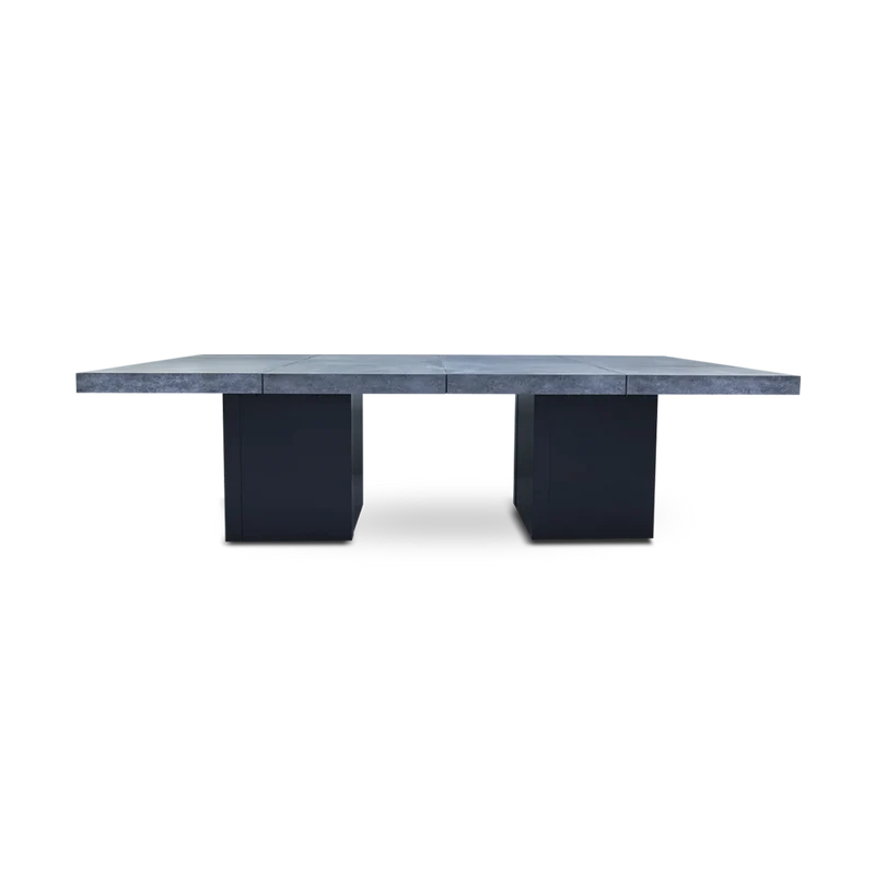 Chess Dining Table 002 Concrete Black