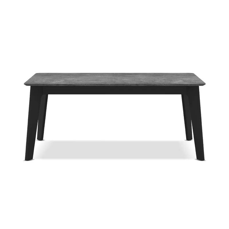 Shadow Dining Table Concrete Look Pure Black