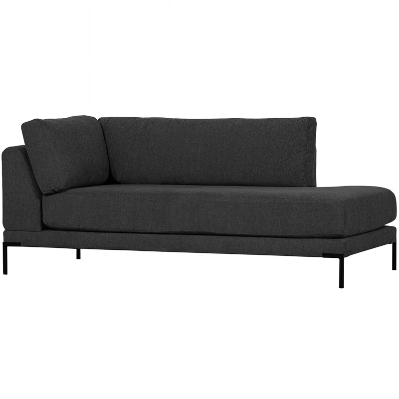 Couple lounge element rechts dunkelgrau