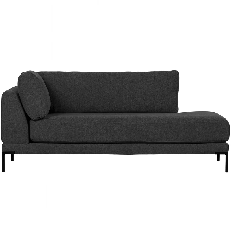 Couple lounge element rechts dunkelgrau